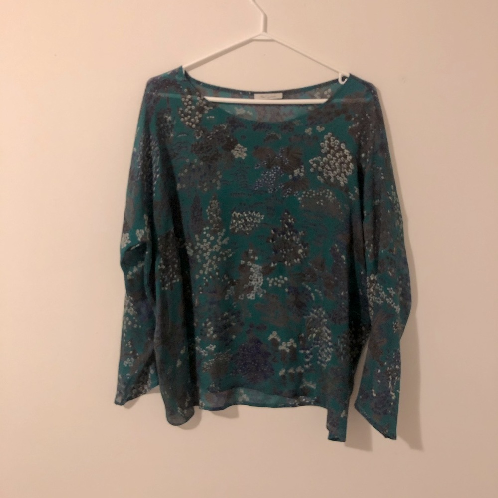 Mes demoiselles silk loose top